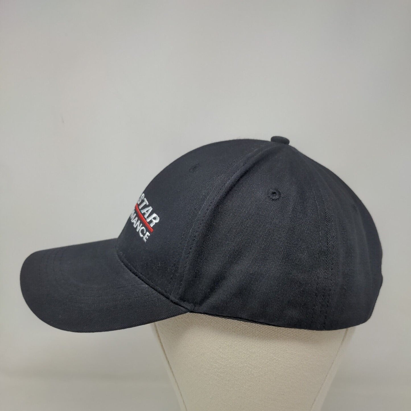 All Star Performance Strapback Hat One Size Black Embroidered Logo Martin