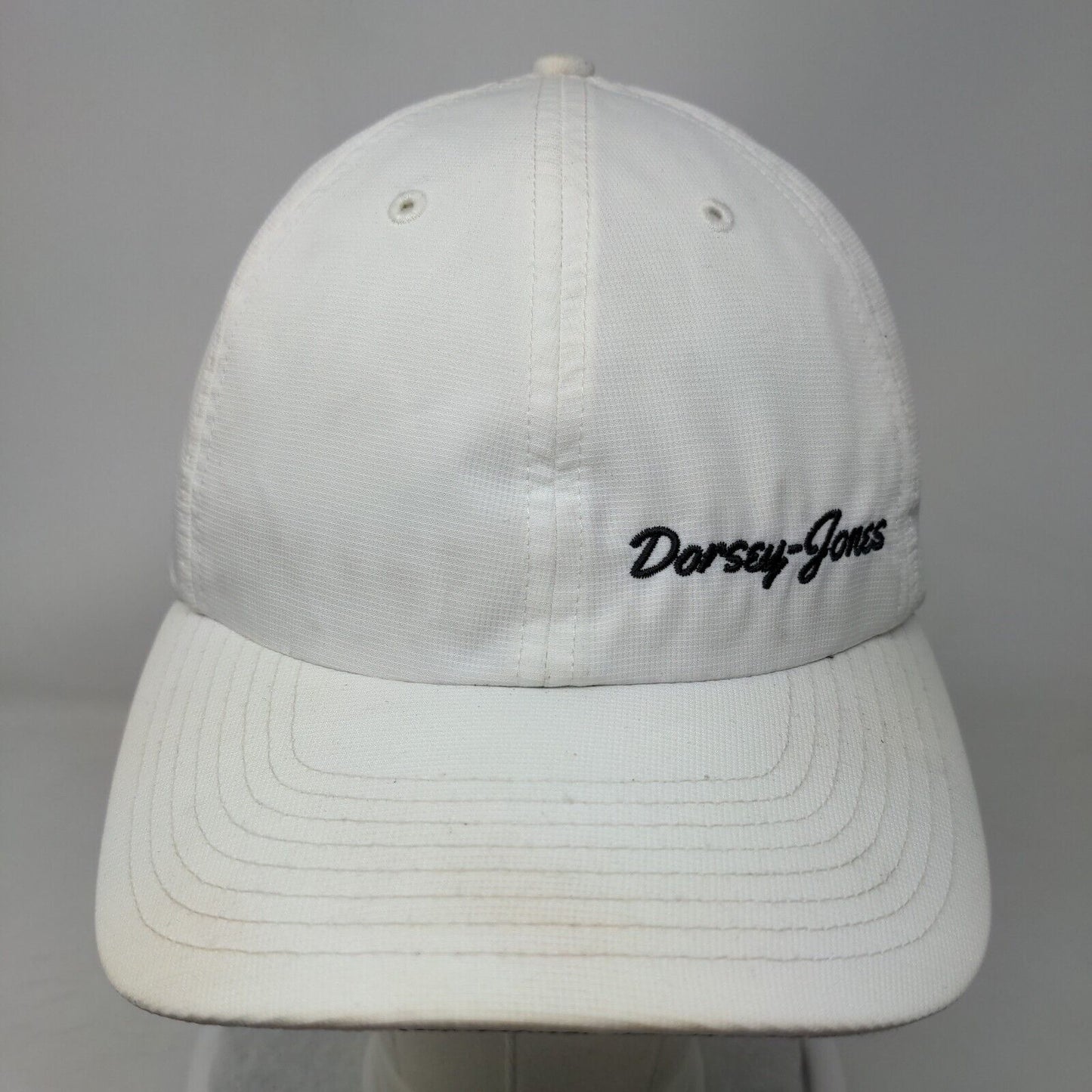 Dorsey-Jones Strapback Hat White One Size Embroidered Richardson