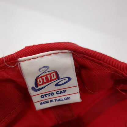Deadwood Outfitters LLC Snapback Hat Red One Size Adjustable Embroidered Otto