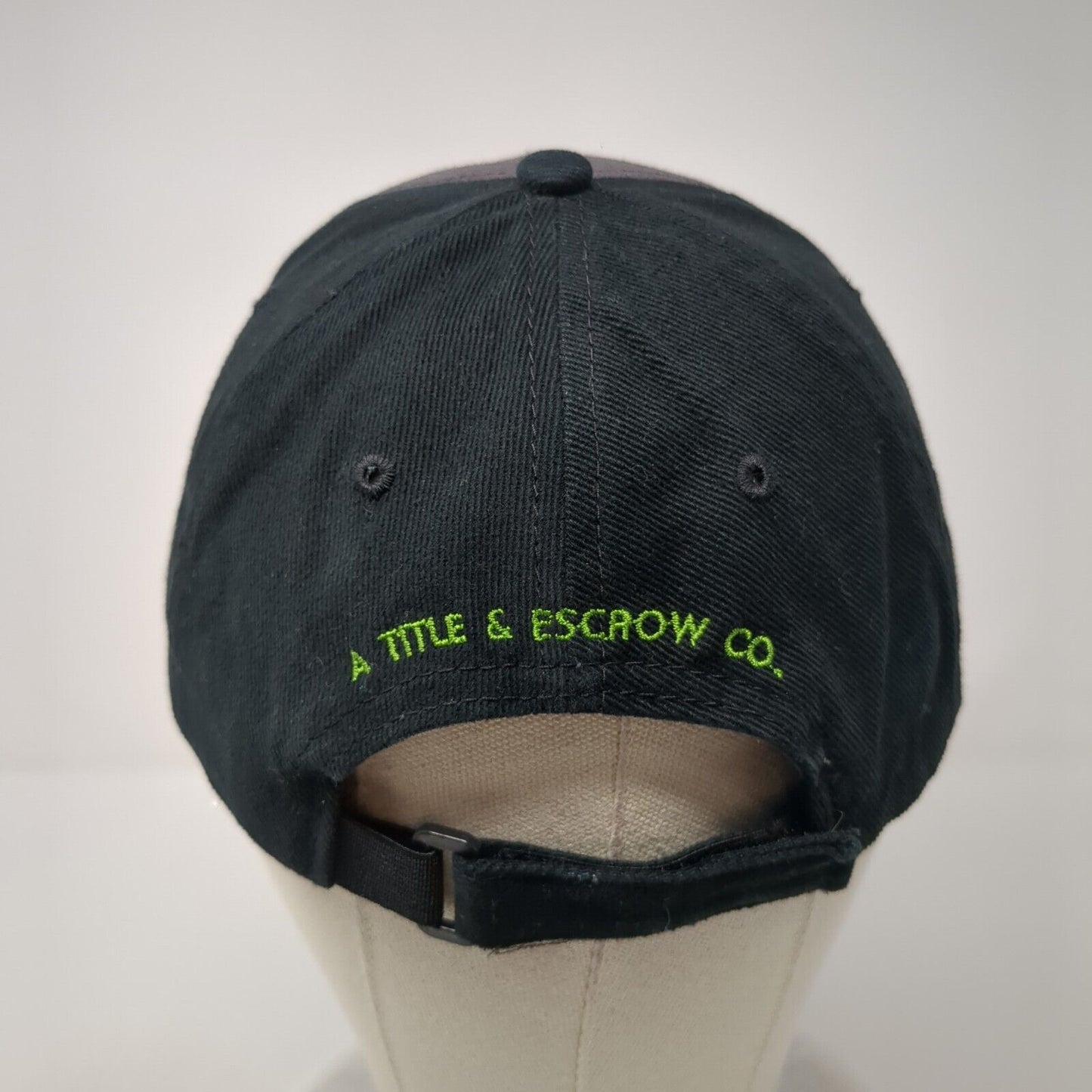 Nextitle A Title & Escrow Co. Strapback Hat Black OS Adjustable Embroidered