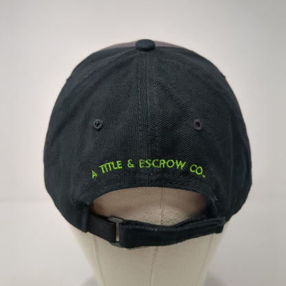 Nextitle A Title & Escrow Co. Strapback Hat Black OS Adjustable Embroidered