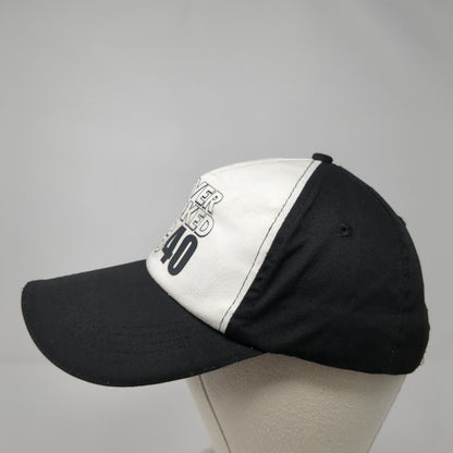 Never Looked So Good 40 Strapback Hat Black OS Adjustable Vented Holes 6 Panel