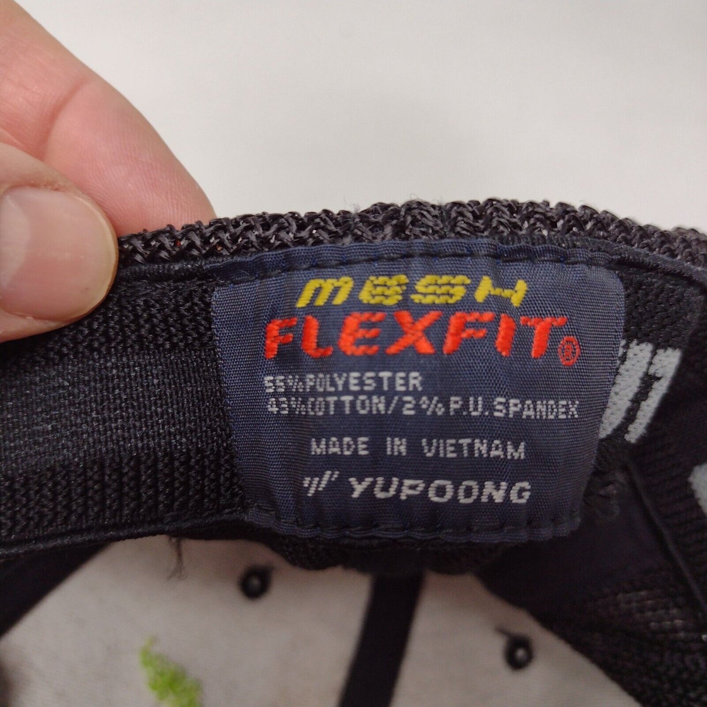 Idaho Gun Fitted Mesh Back Trucker Hat Black OSFA Flexfit Embroidered