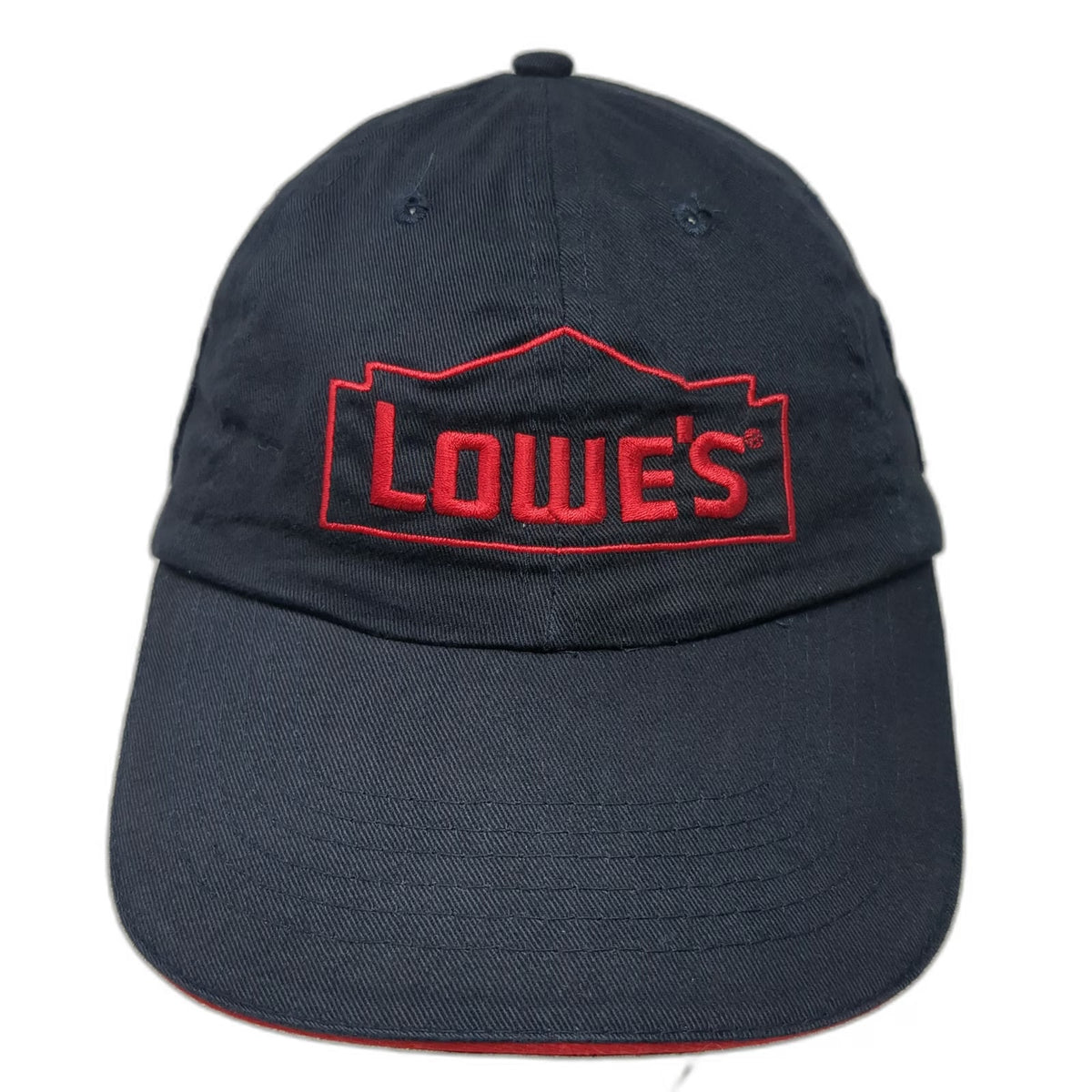 Hatteras Hats Lowes for Pros Baseball Cap Blue One Size Pockets Strapback Hat