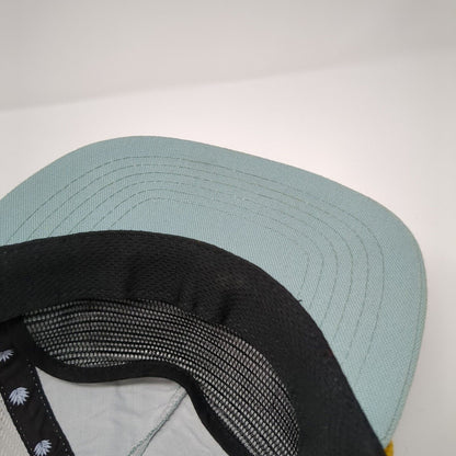 Adventure Begins Where The Road End Snapback Trucker Hat Green OS Mesh Back Rope