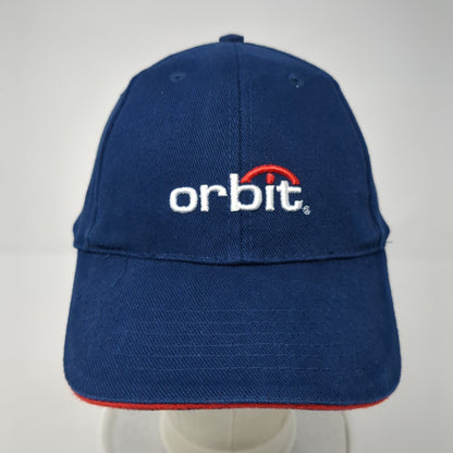 Orbit UMI Slideback Hat Blue One Size Adjustable Embroidered 6 Panel Cotton