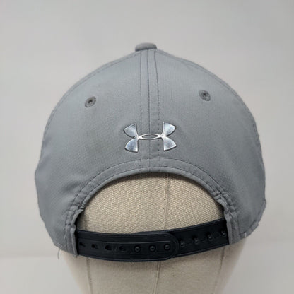 Batman Youth Snapback Hat Gray OSFA Adjustable Vented Holes 6 Panel Under Armour
