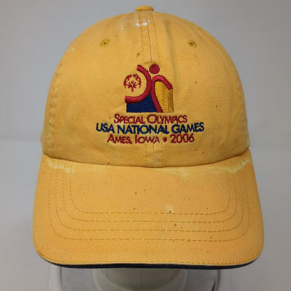 Sportsman Special Olympics 2006 USA National Games Ames Iowa Cap Yellow Blue OS