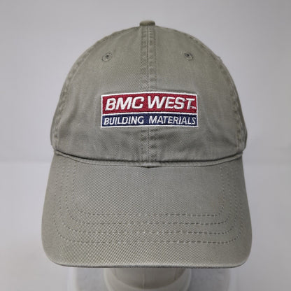 BMC West Building Materials Slideback Hat Brown OS Adjustable Embroidered RMA