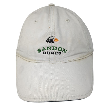 Bandon Dunes Slideback Baseball Cap Beige OS Adjustable Embroidered Pac Golf