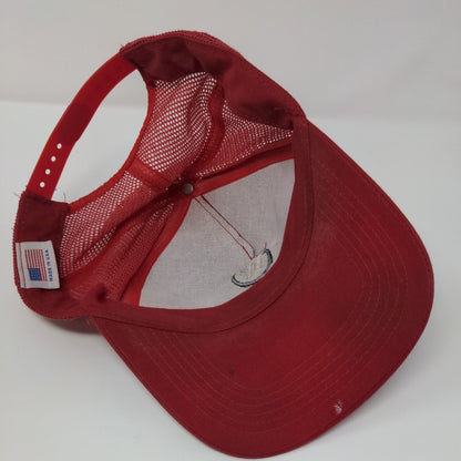 Washington Group International Snapback Trucker Hat Red One Size Solid