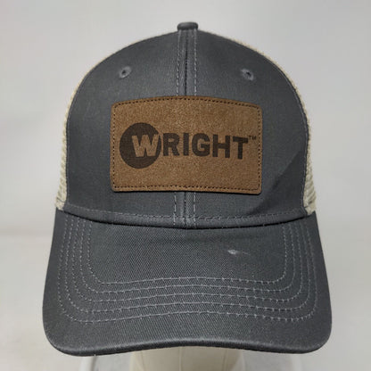 Wright Get The Job Done Snapback Trucker Hat Gray One Size Mesh Back 6 Panel