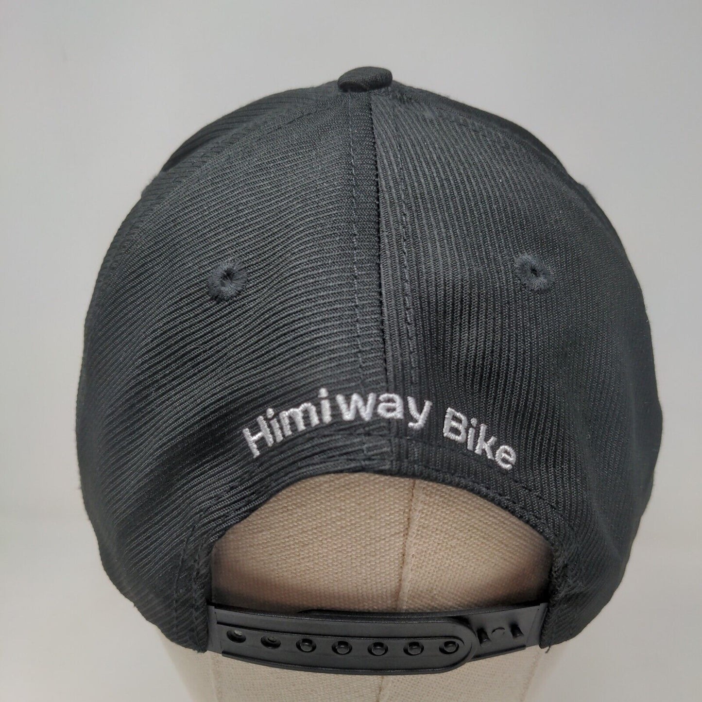 Himiway Bike Men's Snapback Hat Black Adjustable Embroidered Logo Polyester