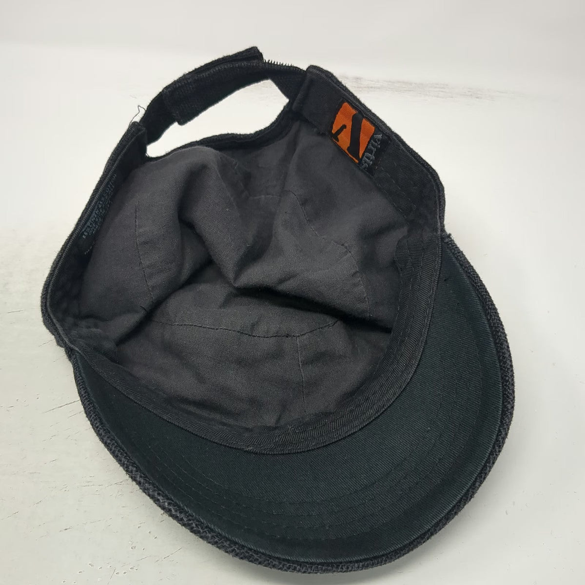 Virtus Army Cap Black One Size Misfits Fiend Skull Band Hat Linen Cotton