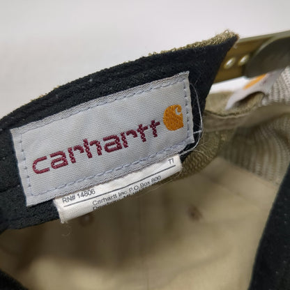 Carhartt Trucker Hat Green One Size Camo Mesh Back Snapback Embroidered Logo