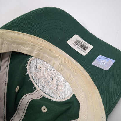 NFL Team Apparel New York Jets Green One Size Cap Hat Side Brim Logo Embroidery