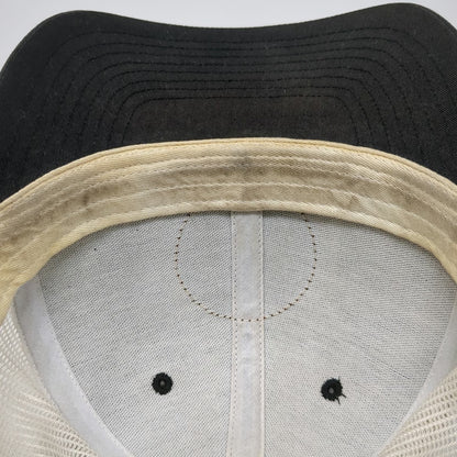 Richardson Trucker Hat Brown One Size CrossFit Indestructible Leather Patch Mesh