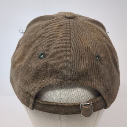 Ducks Unlimited Slideback Baseball Cap Brown One Size Adjustable Signatures