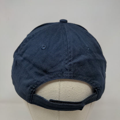 Aviagen Strapback Hat Blue One Size Adjustable Embroidered Cotton Chickens