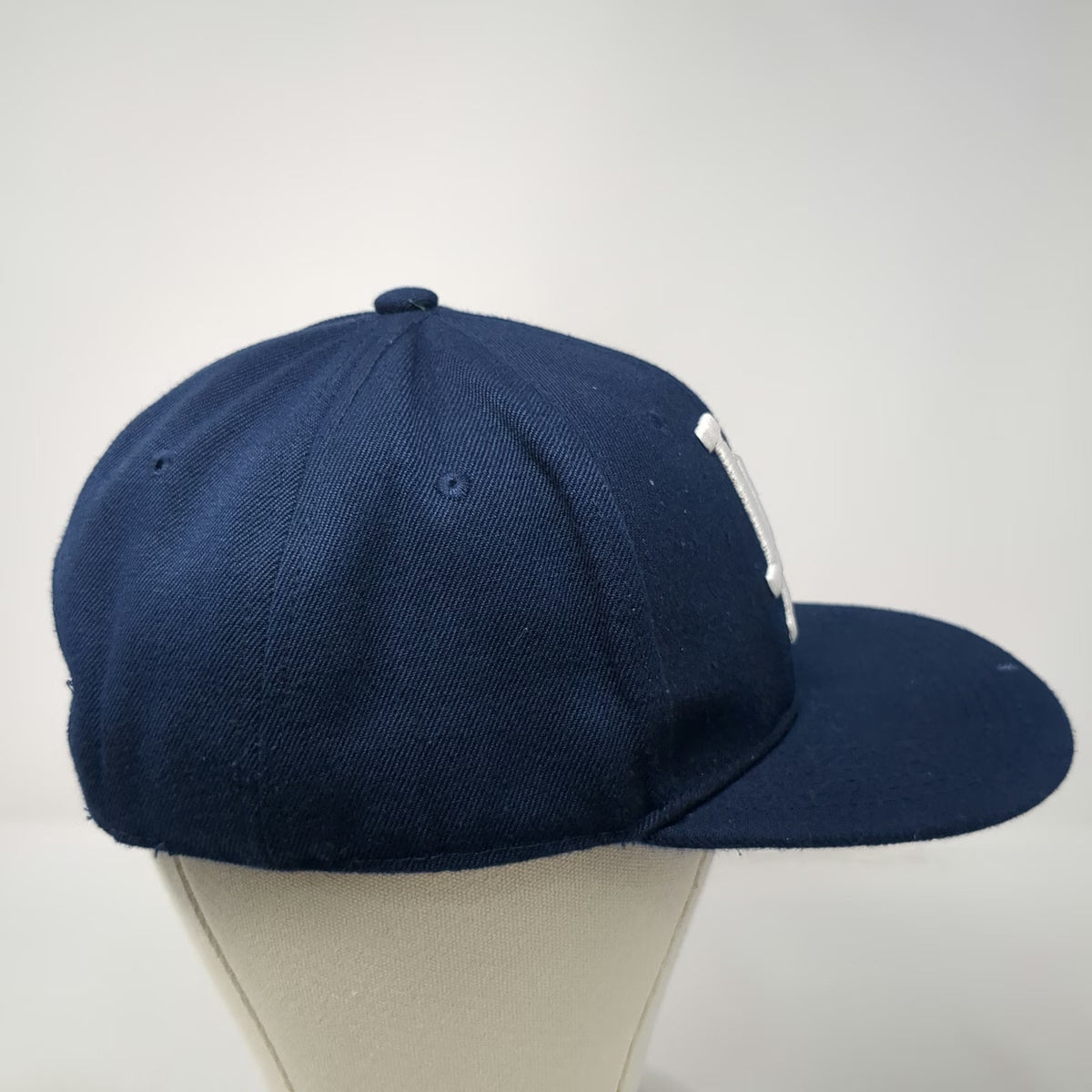 New Era MLB Los Angeles Dodgers Snapback Hat Blue One Size 9FIFTY Flat Brim Logo
