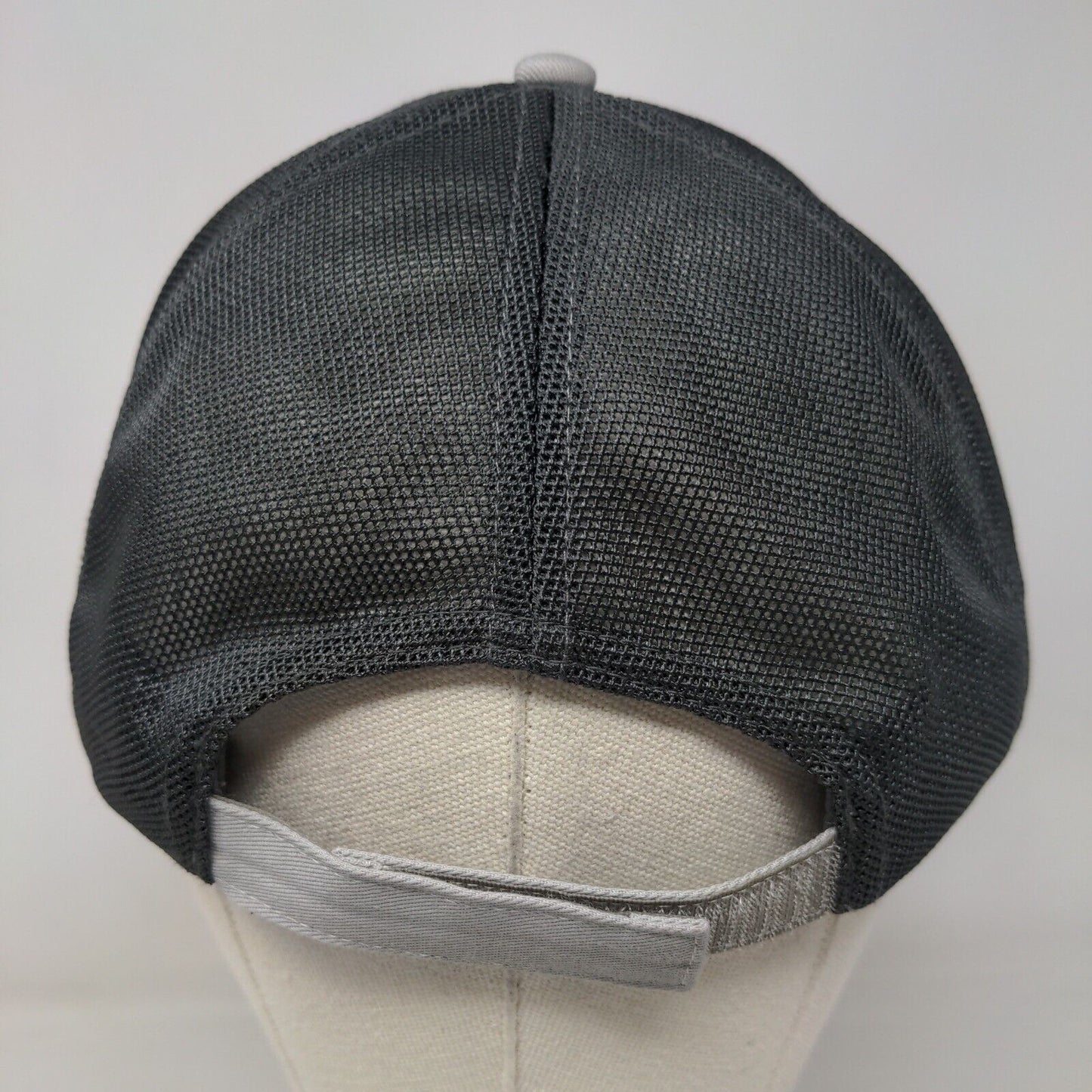 Polyglass Mapei Strapback Mesh Back Trucker Hat Gray One Size Continental