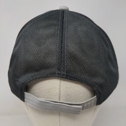 Polyglass Mapei Strapback Mesh Back Trucker Hat Gray One Size Continental