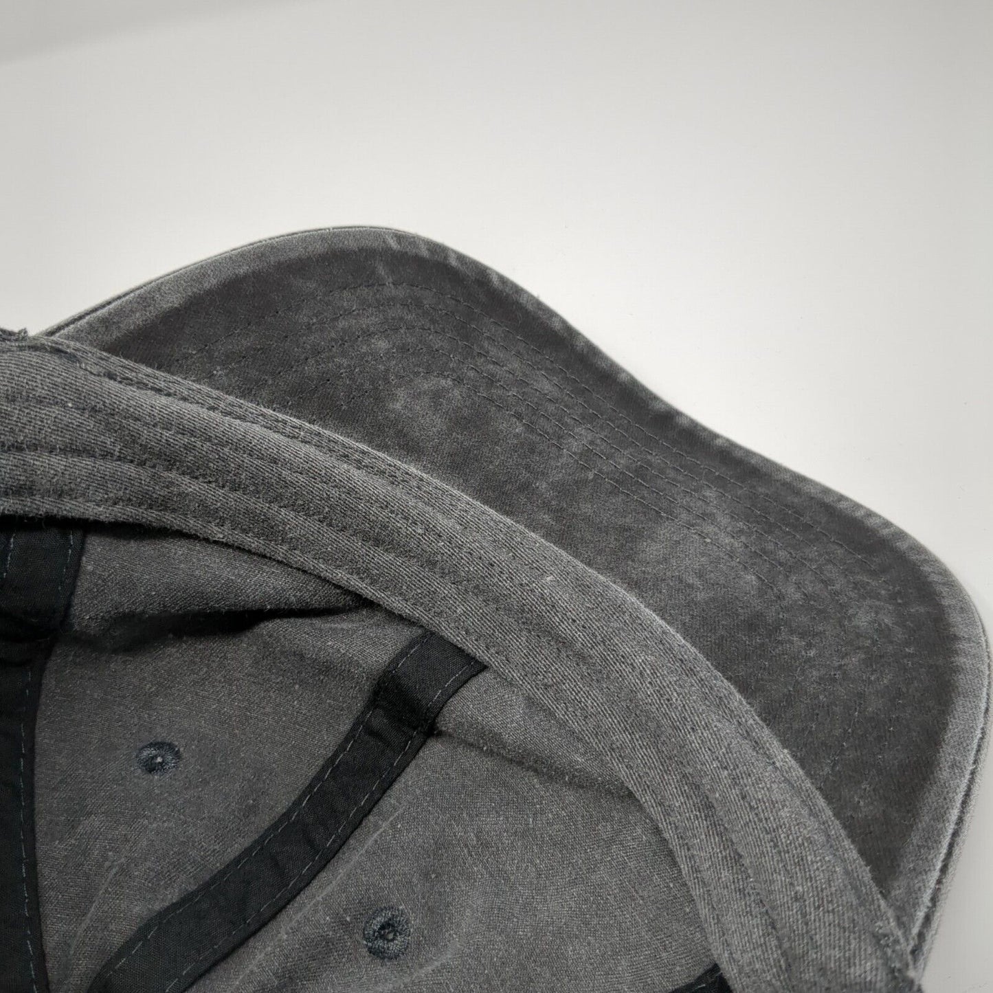 Unbranded Slideback Hat Black Soot Adjustable Blank 6 Panel Outdoor
