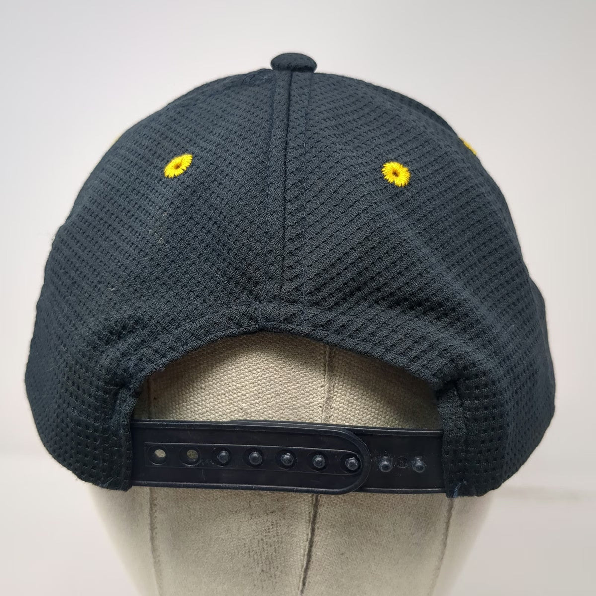 Apparel Collection Snapback Blue Hat One Size McDonalds Logo Side Patch Yellow