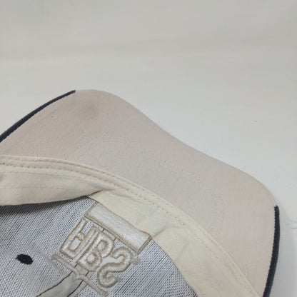 ABS Strapback Hat Blue One Size Embroidered Adjustable Cap America
