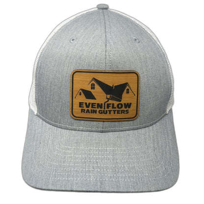 Richardson Trucker Hat Gray One Size Even Flow Rain Gutters Patch Snapback