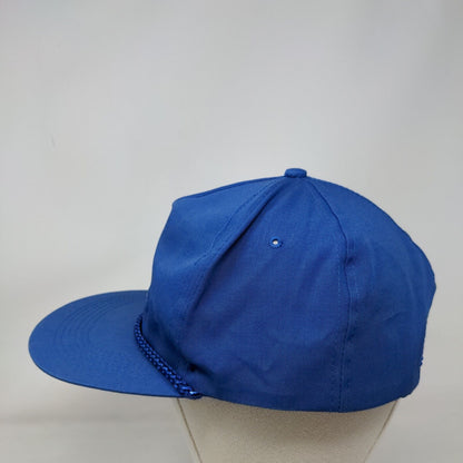 ADM Frankfort Snapback Rope Hat Blue OSFA Embroidered Capital Caps