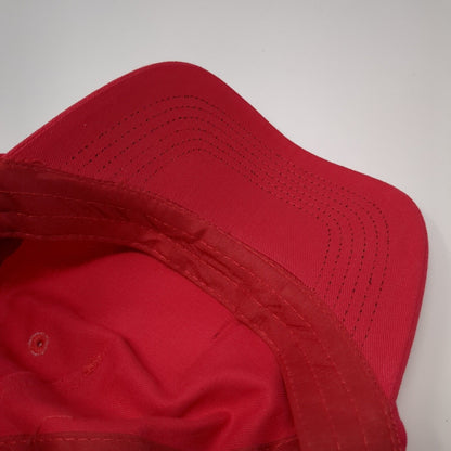 Oscar Mayer Strapback Hat Red OSFM Adjustable Vent Holes Hit Wear