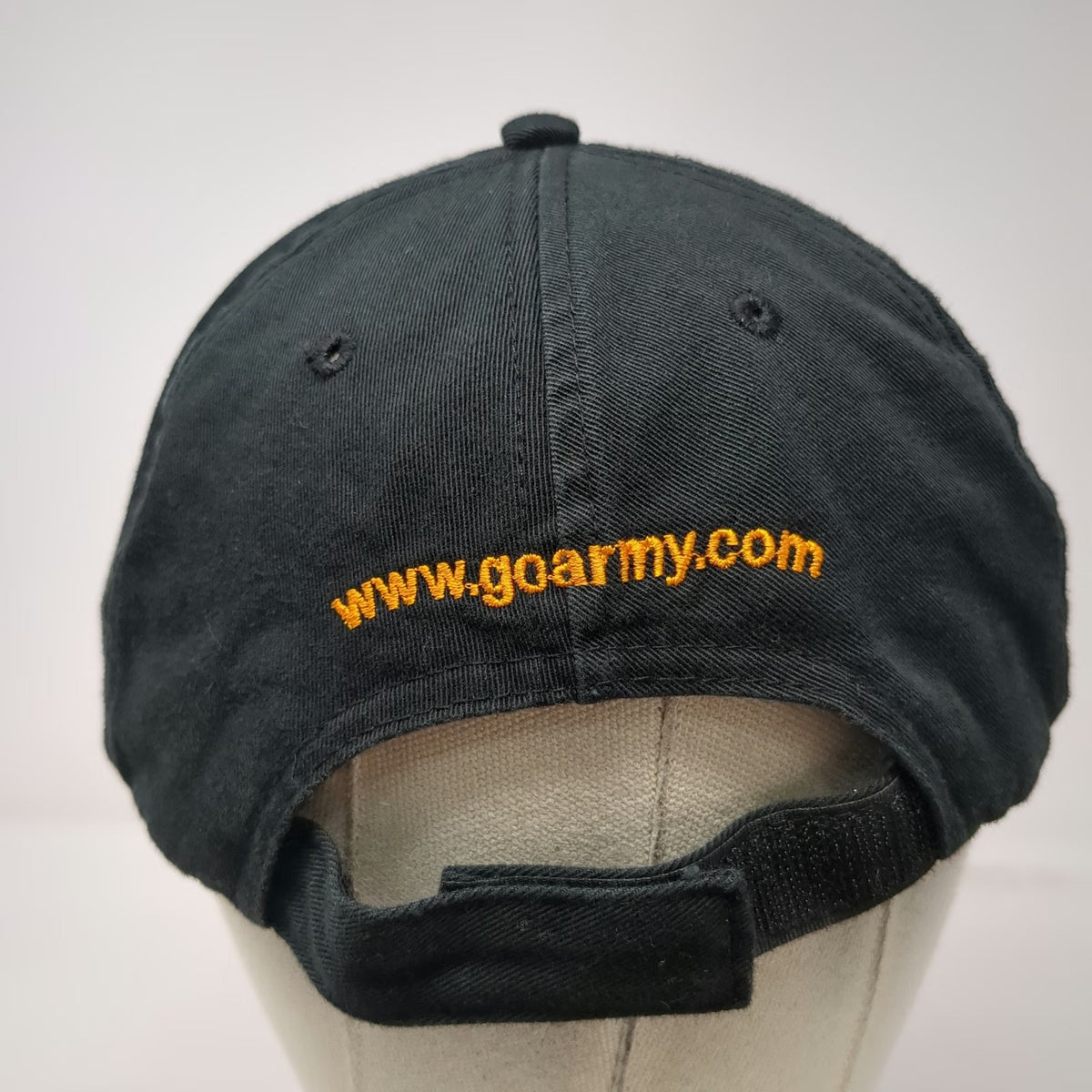 U.S. Army Black Baseball Cap One Size Embroidered Strapback Hat Star Logo