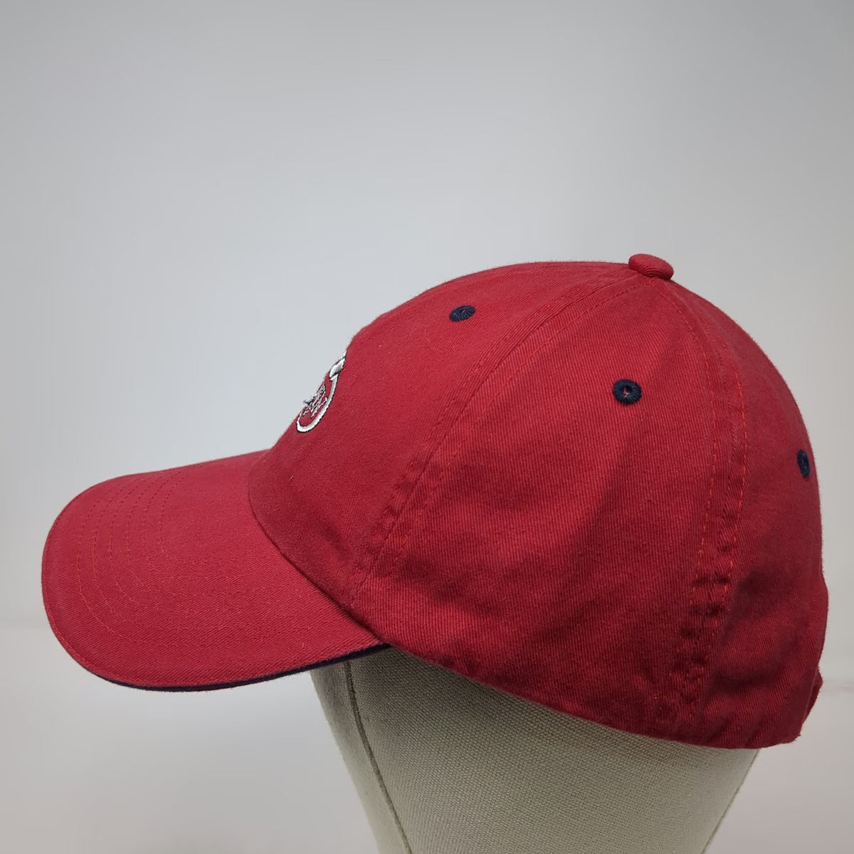 Red One Size Baseball Cap 2013 US Open Tennis Logo Hat Slideback Blue White Gray