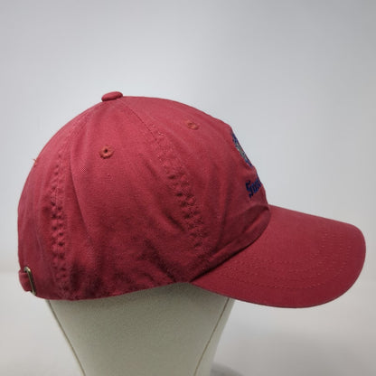 Imperial Sun Valley Red Baseball Cap One Size Slideback Embroidered Cotton Hat