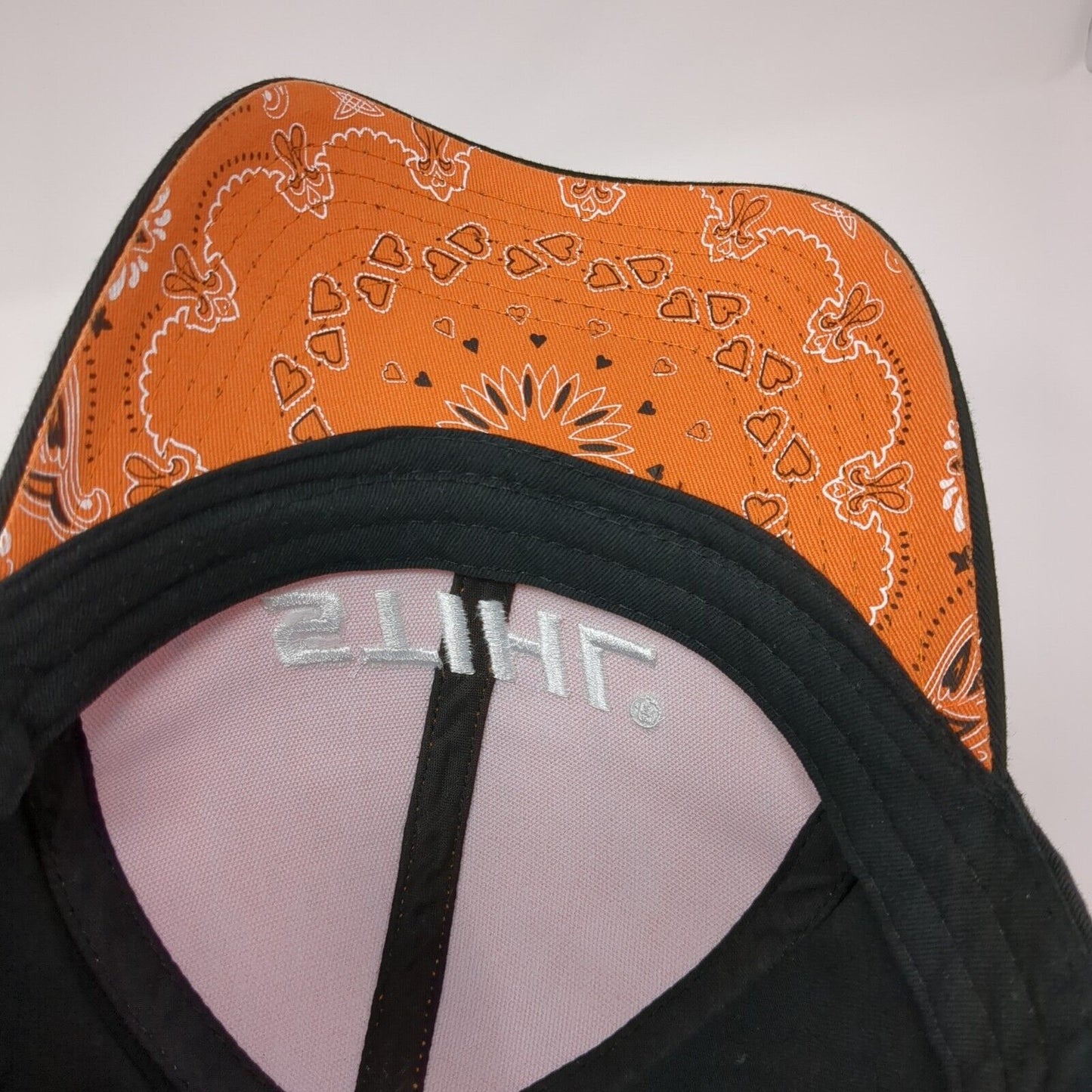 STIHL Strapback Hat Multicolor One Size Adjustable Embroidered Paisley Cotton