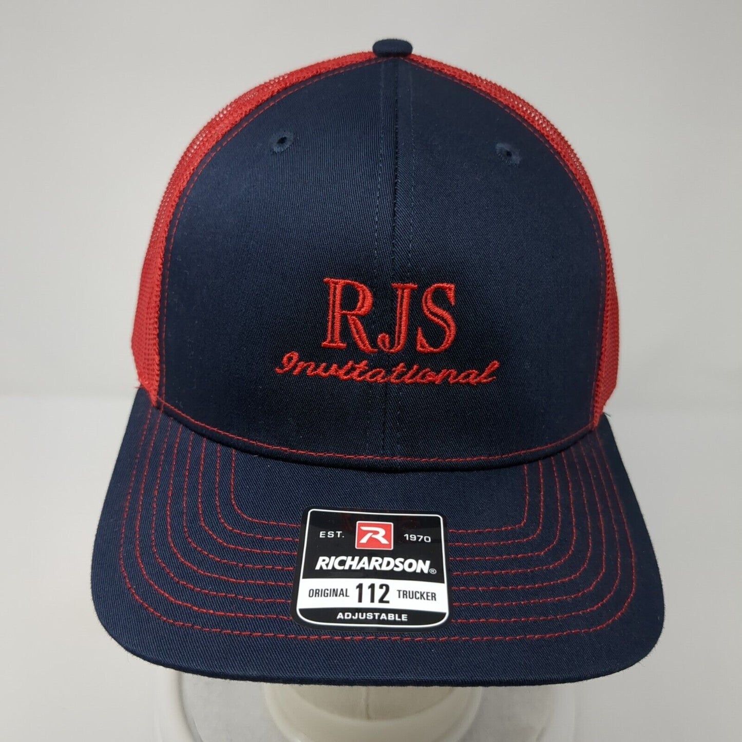 RJS Invitational Snapback Mesh Back Trucker Hat Multi One Size Adjustable