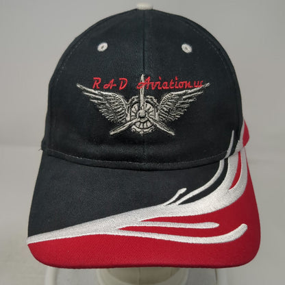 Otto Baseball Cap Black One Size Strapback RAD Aviation Lil Gunfighter N55CY Hat