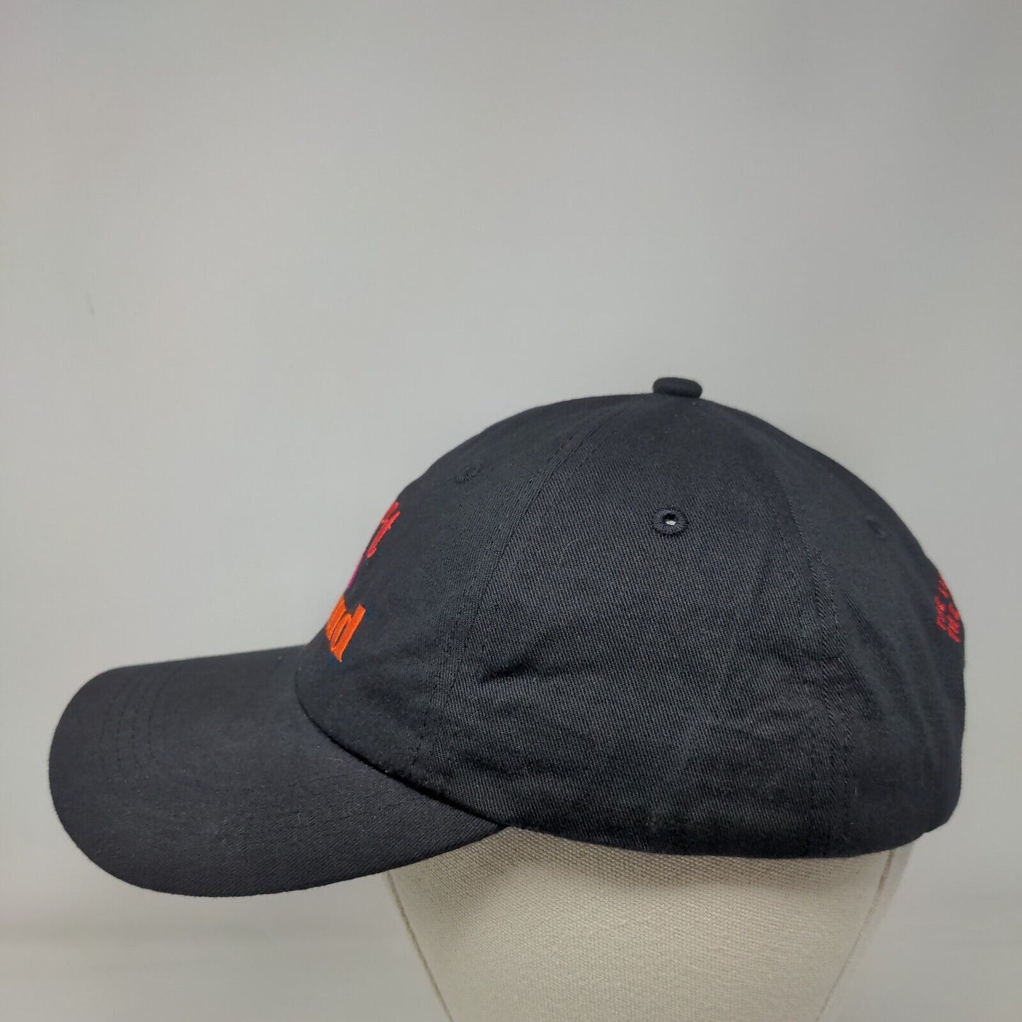 Ain't Too Proud Slideback Hat Black One Size Adjustable Embroidered