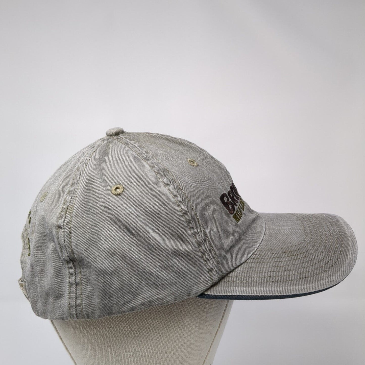 Brownells Mille Supply Group Strapback Hat Gray One Size Adjustable