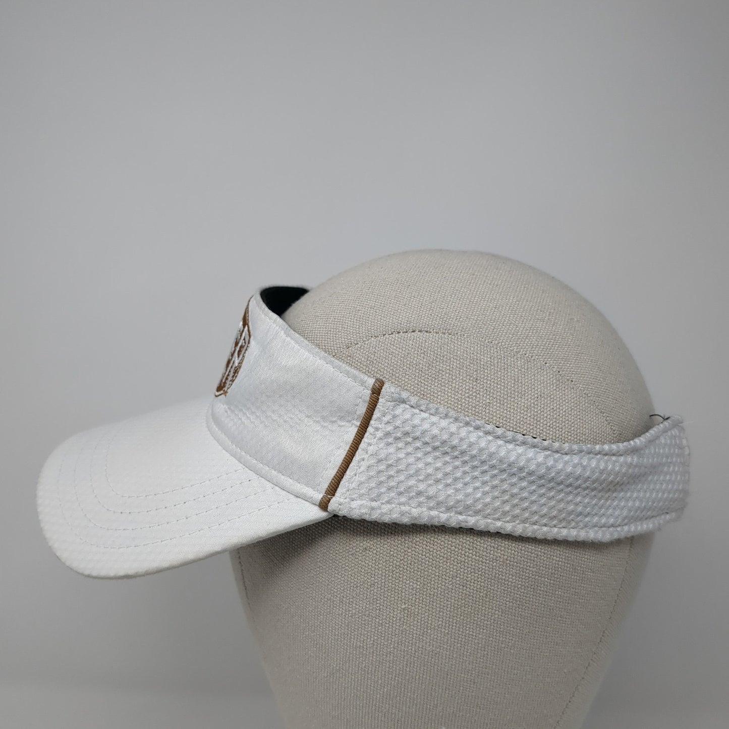 Pinner Throwback Ipa Sun Visor Hat White OS Adjustable Embroidered Fahrenheit