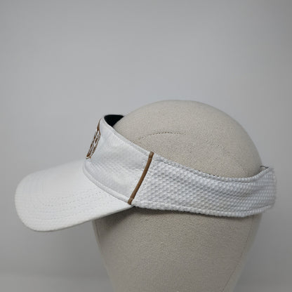Pinner Throwback Ipa Sun Visor Hat White OS Adjustable Embroidered Fahrenheit