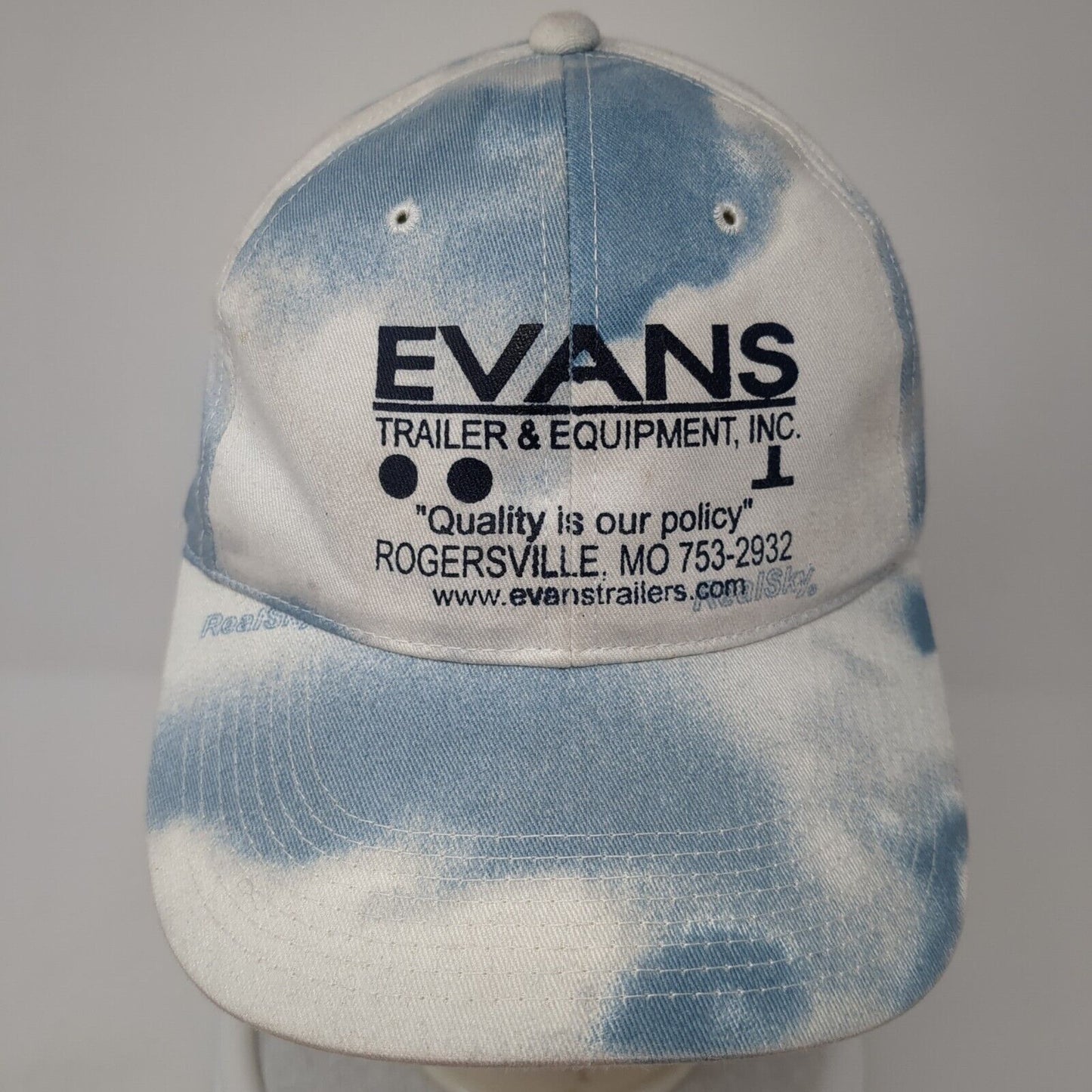 Evans Trailer & Equipment Inc Snapback Hat Multicolor OS Adjustable Tie Dye OC