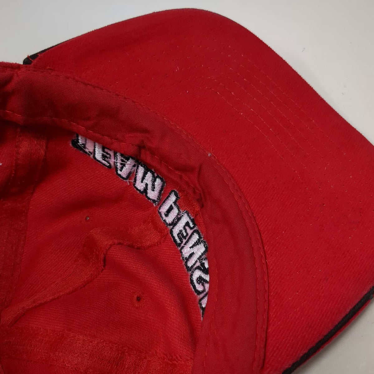 Team Penske Red Baseball Cap Hat One Size Strapback Embroidered Racing Signature