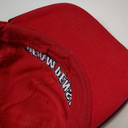 Team Penske Red Baseball Cap Hat One Size Strapback Embroidered Racing Signature