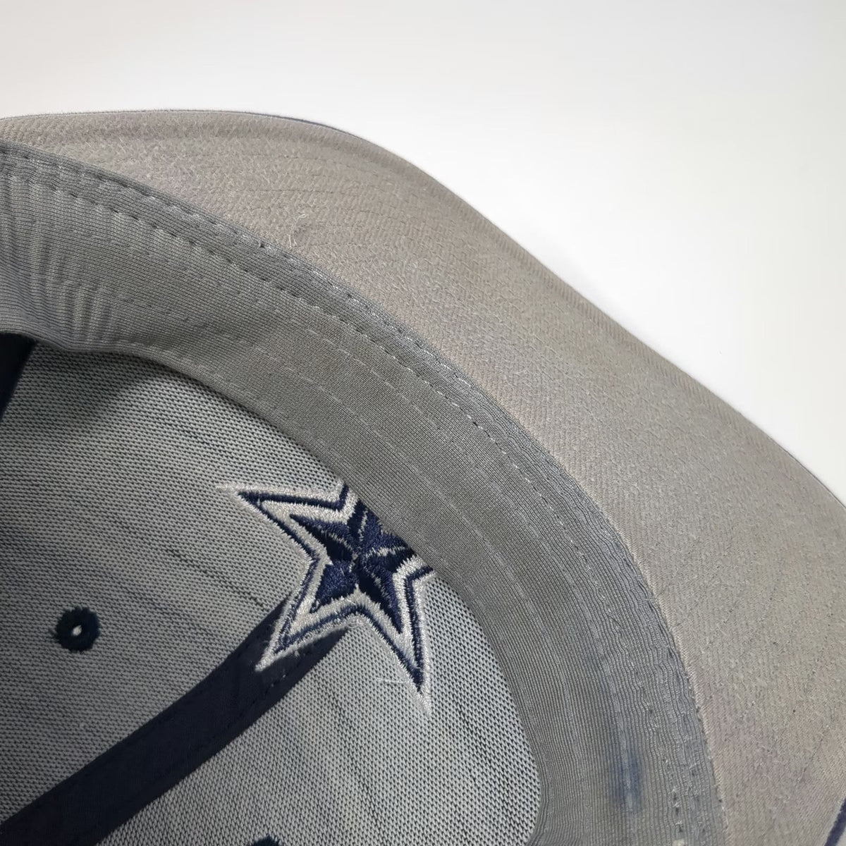 Dallas Cowboys NFL Reebok Cap Blue M Contrast Stitching Stripes Star Logo Hat