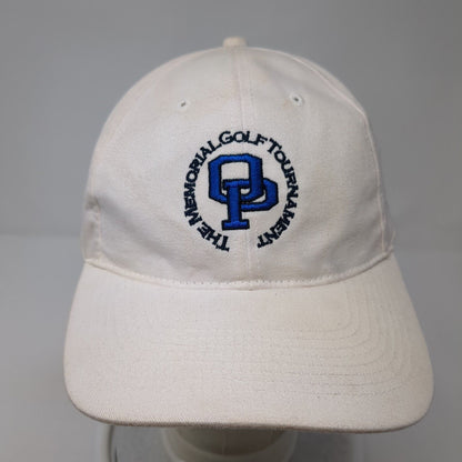 OP The Memorial Golf Tournament Slideback Hat White OS Adjustable 6 Panel Otto