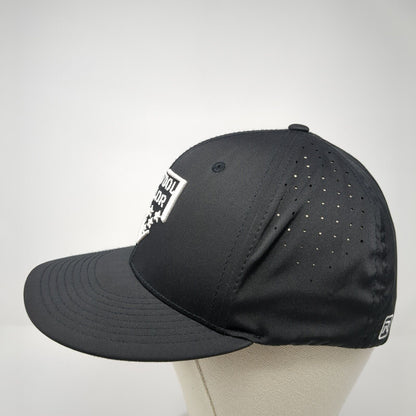 5-Tool Valor Fitted Hat Black S/M Embroidered Lightweight PTS30 Richardson