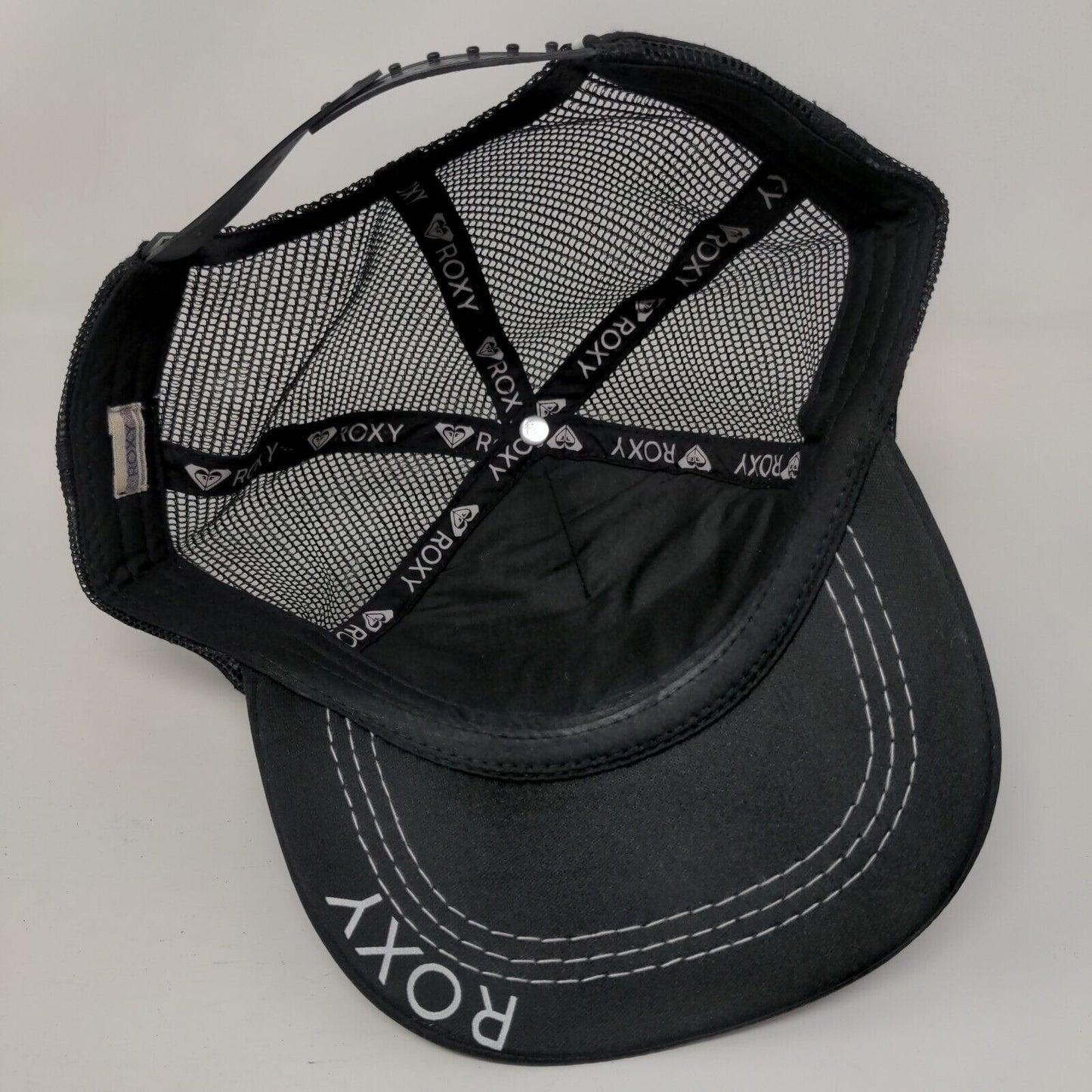 Sel De Mer Snapback Trucker Hat Multicolor One Size Adjustable Mesh back ROXY