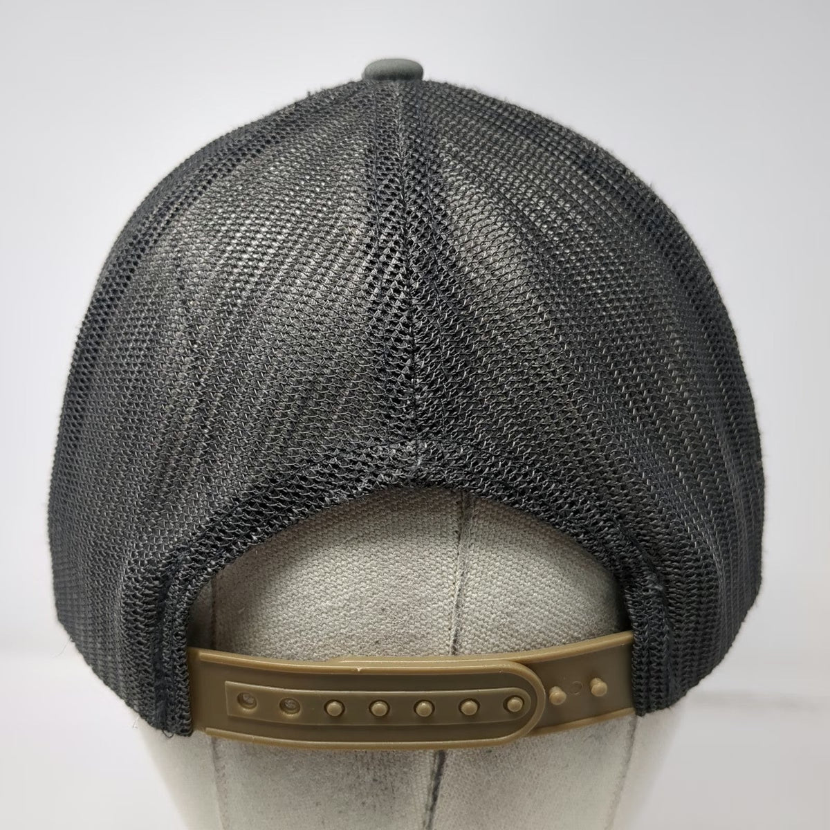 Vermeer Mountain West The Identity Group Trucker Hat Gray One Size Mesh Snapback